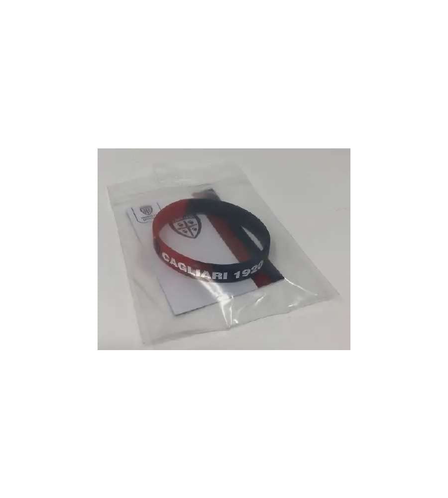 Bracciale in silicone del Cagliari Calcio
