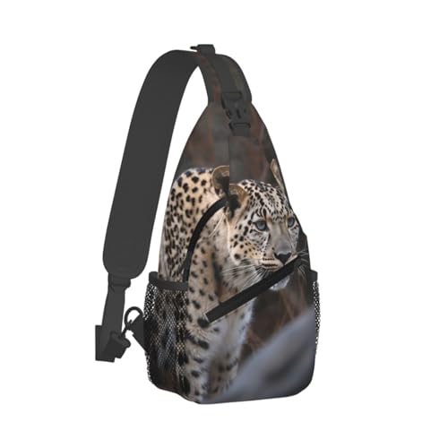Sac à bandoulière léopard compact et multiposition pour le quotidien