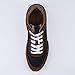 CUSHIONAIRE Women's Kicks lace up Nylon Sneaker +Comfort Foam, Wide Widths Available, Brown/Black 10