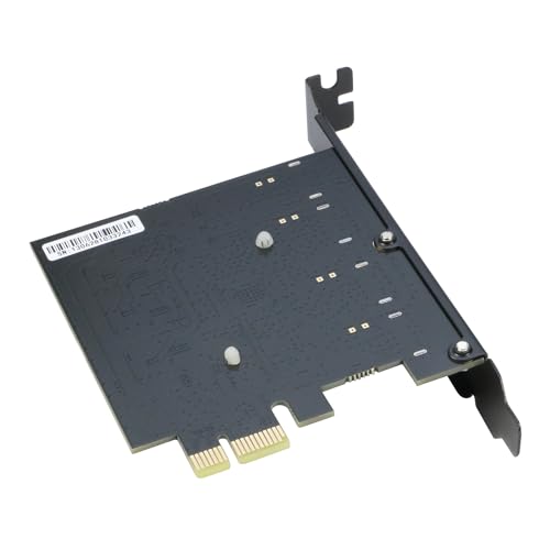 Image of RIITOP USB 3.0 PCIe Card 4-Port PCI Express x1 to USB 3.0 Expansion Adapter Internal USB3 HUB on PC for Win 11 /10 (No Additional Power Required)