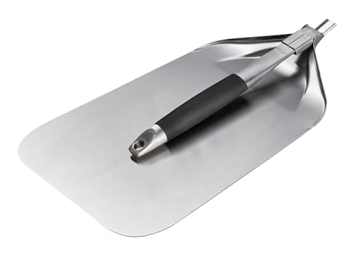 Enders® Premium Pizzaschieber, Pizzaschaufel aus Edelstahl, Schieber in der Mitte zusammeklappbar, ergonomischer Griff Soft Touch Oberfläche, einfaches Befördern der Pizza, Grillzubehör #8770