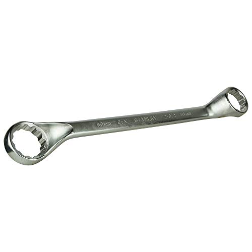 Image of STANLEY 72-072 Deep Offset Ring Spanner-Matte Finish- 55x60mm