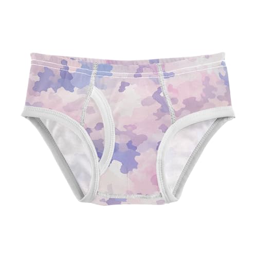 KLL Camouflage Pattern Trendy Style Toddler Boys Pure Cotton Underwear Briefs Cute Children Undies