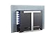 Endeavour Fires Egton Wall Mounted Electric Fire, White Curved Glass, 1&2kW, 7...