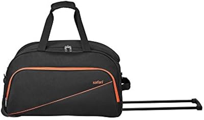 Safari polyester 26 Cms Duffle Bag(PEP65RLBLK_Black)