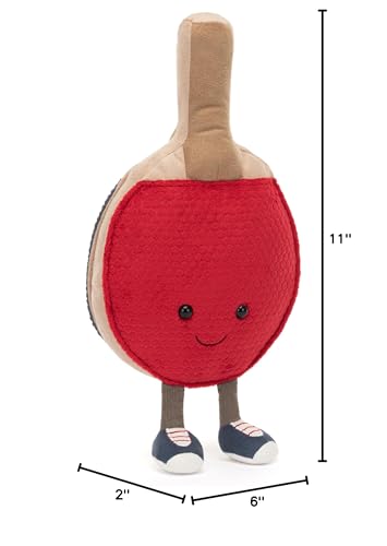 Jellycat Amuseables Table Tennis Paddle Toy, 11 inches - Ping Pong Plush Gift for Sports Fans - Image 7