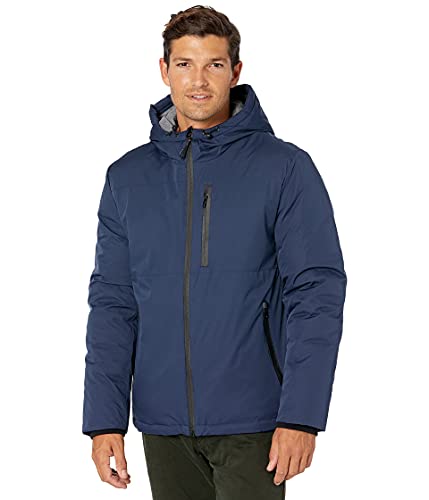 Image of Cole Haan Men's Oxford Nylon Hooded Windbreaker Jacket