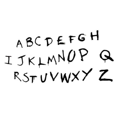 Sparadrap muraux de l'alphabet auto-adhésifs et repositionnables - 2