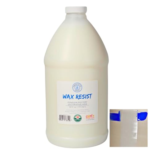 Penguin Pottery Ceramic Wax Resist for Pottery Glaze (1/2 gallon)