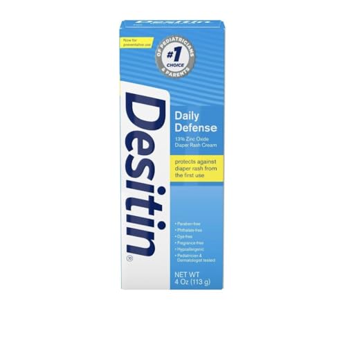 Desitin Diaper Rash Cream Rapid Relief, 4-Ounce (Pack of 2)