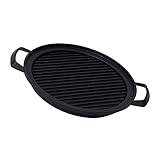 FONDOTIN Bbq Grillpfanne Antihaftbeschichtet Leicht und Haltbar Für Gas Elektroherde Indoor...