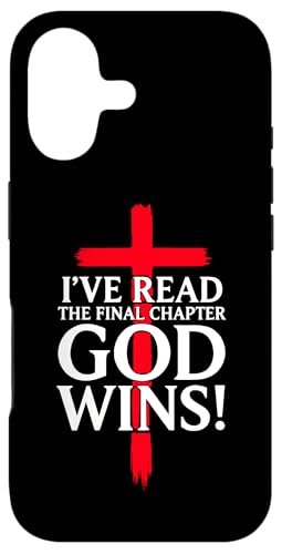 uI 've Read the Final Chapter God Wins Wins Christian Cross Faithv X}zP[X iPhone 17 p