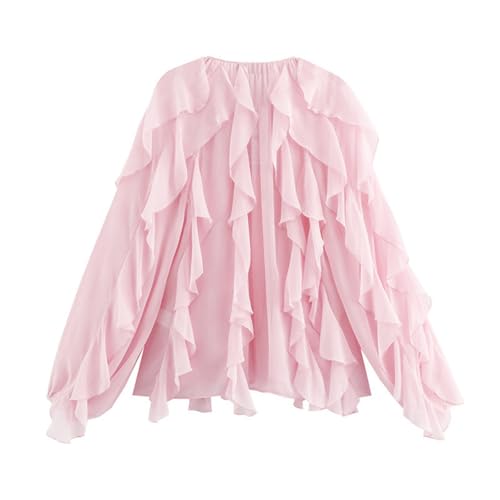 Tee Shirts for Women Fall Summer Long Sleeve Vneck Tiered Basic Tops T Shirt Women 2025 Regular Fit3