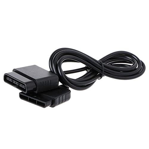* Materiale: PVC + metallo Cavo di prolunga DealMux per controller console Sony PS1 / PS2 Slim Line Playstation nero