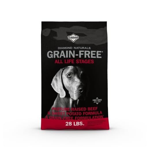 Diamond Naturals Grain Free Real Meat Recipe Premium Dry Dog Food With Real Pasture Raised Beef 28Lb