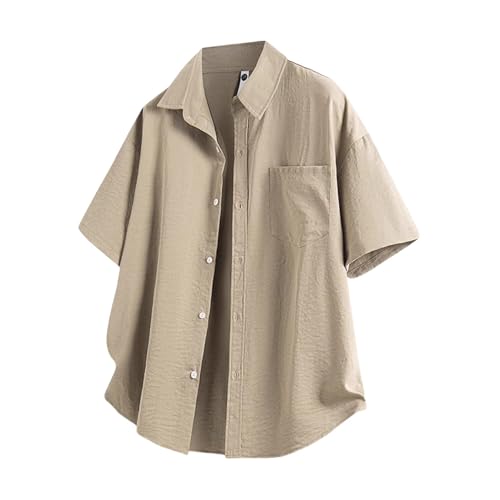 Chemise homme anti-froissement en soie glacée contre la chaleur USTZFTBCL