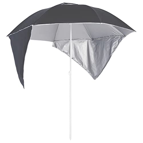 Parapluie hawaïen de configuration facile avec abri latéral réglable