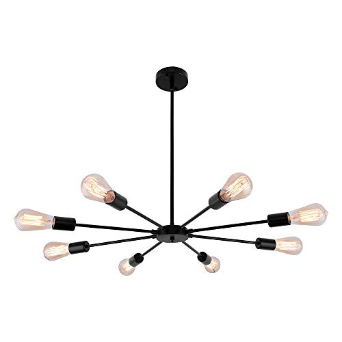 Flash Deals - 50% OFF ALISADABOY Sputnik Chandelier 8 Lights Black Ceilig Lamp Modern Livingroom Dining Bedroom Kitchen Pendant Lighting Fixture… Flash Deals - 50% OFF ALISADABOY Sputnik Chandelier 8 Lights Black Ceilig Lamp Modern Livingroom Dining Bedroom Kitchen Pendant Lighting Fixture…