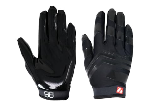 Gant de football Barnett FRG-03 junior avec paume ultra adhérente rouge L