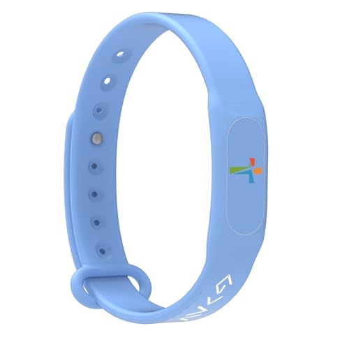 ZPPBL Bible Verse Bracelets – Silicone NFC-Enabled Faith Bracelet for Women & Men,Christian Gifts, 8 Colors Representing Emotions (Light-Blue(Faith Over Fear))