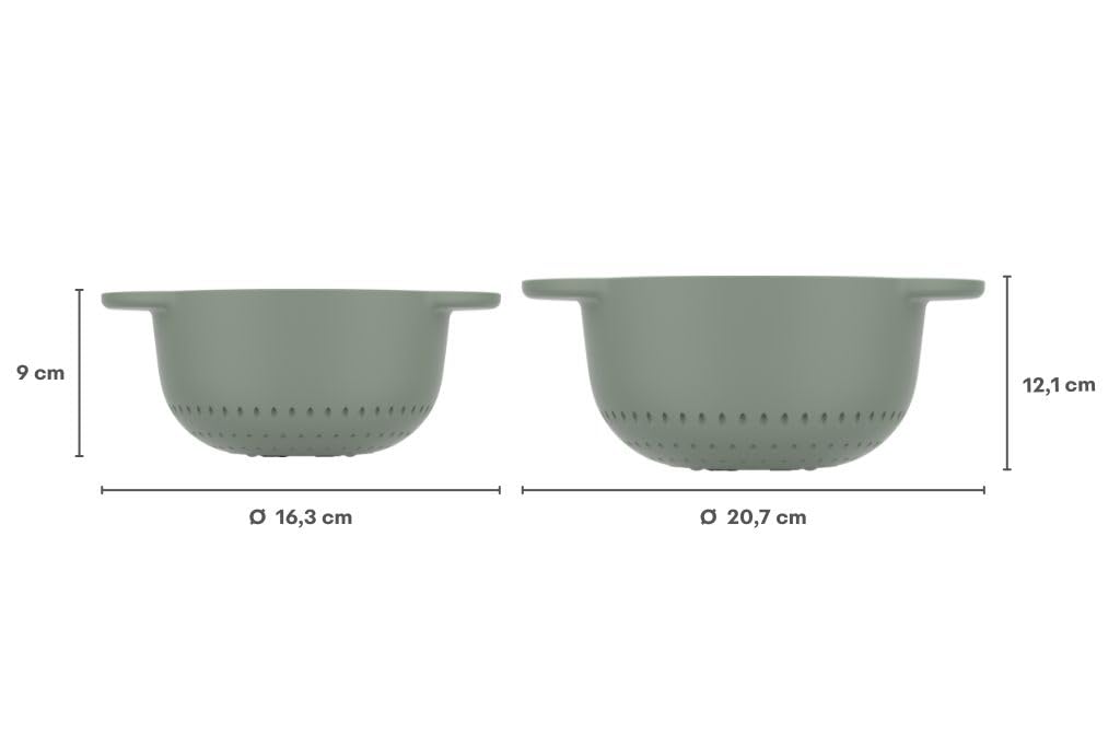 Mepal Durszlak Chef it, Szybkie Opróżnianie, Antypoślizgowa Podstawa dla Dodatkowej Stabilności, Nadaje się do Zmywarki, 3000 ml, Navy