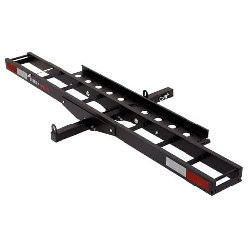 Black Widow Pro Anodized Aluminum Dirt Bike Carrier, 400 lb, 2 in Hitch