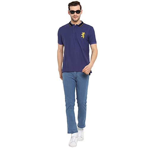Red Tape Men's Solid Regular Fit Polo