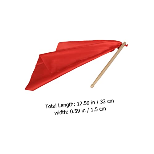 Baquetas de Madera para Tambor Rojo 25 cm miniatura 2