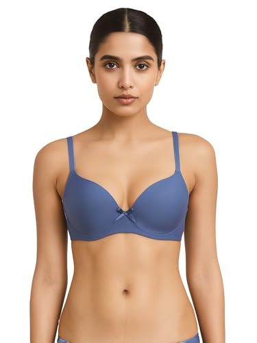 Image of Viola's Secret 6 Pack of Color Print T-Shirt Bras B Cup C Cup and D Cup
