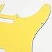 Tele Standard Style Guitar Pick Guard,4ply Yellow