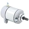 BDELI Starter Replacement New for 00-06 Honda Rancher 350 FourTrax, TRX350 4x4 ES, TRX350FE TRX350FM TRX350TE TRX350TM 2000-2006, 12V, Metal, SMU0215, Powersports