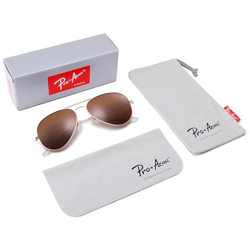 Image of Pro Acme Aviator Sunglasses for Men Women Classic Polarized UV400 Protection