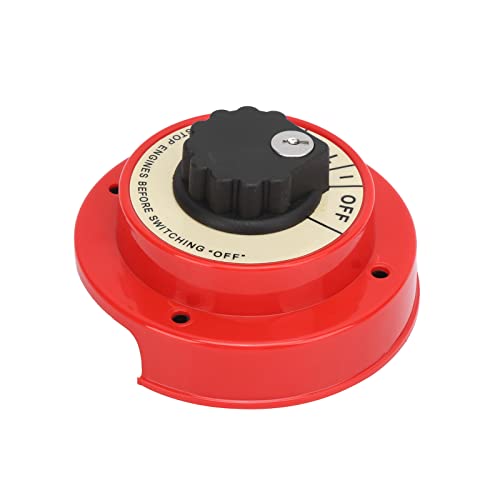 Sélecteur de batterie 4 voies pour système double batterie de bateaux en métal