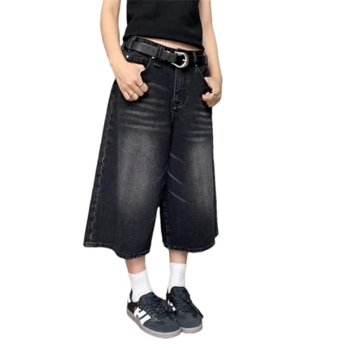 Short en jean délavé rétro femme pour un look streetwear d'été