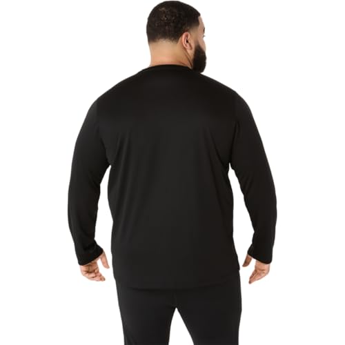 ASICS Men's Silver Long Sleeve TOP Running Apparel2