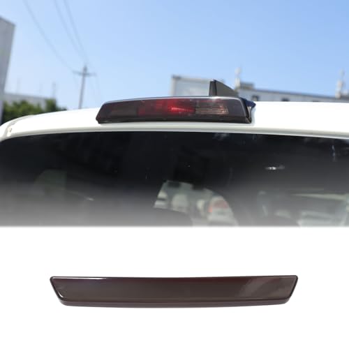 TerIourfou Car Third Brake Tail Light Lamp Cover Trim Compatible with Nisan Frontier 2022-2025,ABS High Mount Stop Light Rear Tail Light Smoked Lens Cover Trim Exterior Accessories