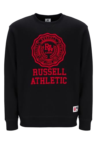 Sweatshirt Homme Russell Athletic col rond rose pour vos sorties de week-end