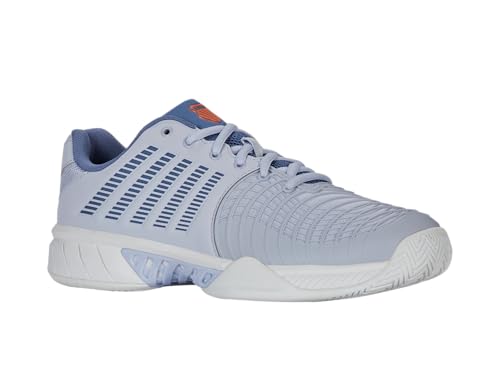 K Swiss Zapatillas de Tenis Express Light 3 para Hombre, Arctic/Infinity/SCRLT Ibis, 45 EU, Arctic Infinity Scrlt Ibis, 45 EU