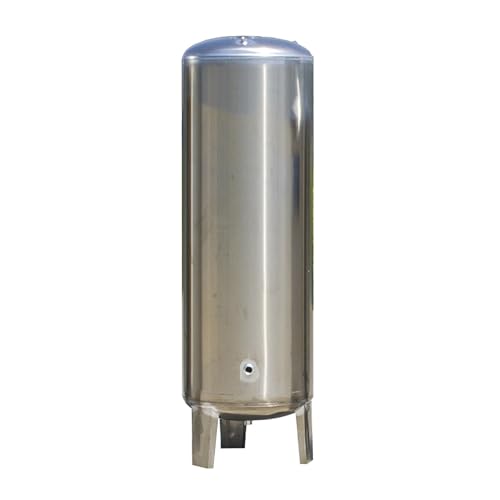 HTERBPOY Tanque de presión de Agua de Acero Inoxidable, Tanque de presión de Agua de 15, 25, 40, 50, 60, 65 y 80 galones, contenedor Vertical de Almacenamiento de Agua presurizada.(300L/79.2Gal)