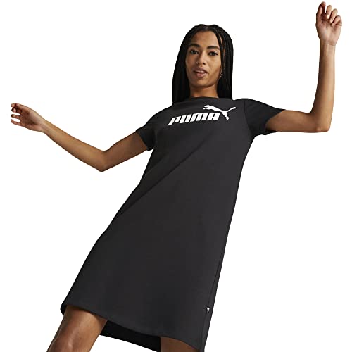 PUMA Women's Essentials Logo French Terry Dress (Available in Plus Sizes), Black, 3XL