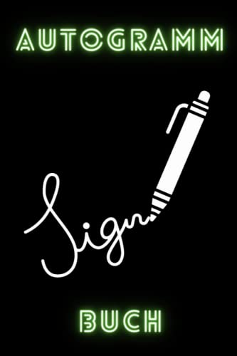Autogrammbuch: Notizbuch mit 120 Seiten in A5 Format für Autogrammjäger und Sammler.: Festivals & Konzerte Edition mit Platzhalter für Fotos, Sign Edition: Sign Edition