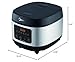 Midea Rice Cooker Slow Cooker Multi Cooker 10 Cup with Steamer Basket For Rice Food Vegetable Egg Automatic Keep Warm LED Digital Control (Black)