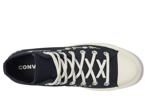 Image of Converse Womens Chuck Taylor All Star High-Top Platform Sneaker Black /Egret /Flamingo Fade Women 5.5 M