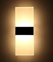 Lamper Up Down Rectangular LED Acrylic Wall Light for Home, Stairs, Hotel Passage, Bedroom, Living & Kids Room | Soft &...
