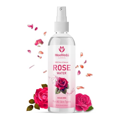 Moolveda Pure & Natural Rose Petal Powder For Skin, Face Pack Mask for Fairness, Tanning & Glowing Skin, (Pack Of 2, 100gm, Rose water Free)