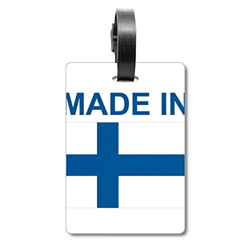 Étiquette bagage Finlande de qualité supérieure pour sac