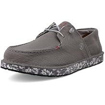 Twisted X Mens Circular Project Boat Shoe, Moc Toe