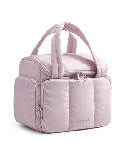 BAGSMART Toiletry Bag Large Roomy Makeup Bag, Portable Makeup Bag with Handle for Travel-Sized...