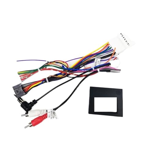 AJHJET Façade D'autoradio pour Toyota pour Prado pour Prius pour Camry pour Highlander [Double 20 Broches] Faisceau Can Bus Décodeur SWC Support 16 Broches Android Dash Entourée