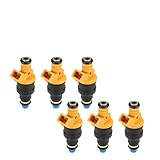 6 PCS Fuel Injector 0280150714 Connectors Compatible With BMW 535 635CSI 735 L6 L7